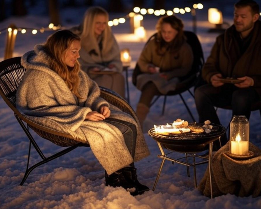 Comment profiter d'un brasero en hivers 