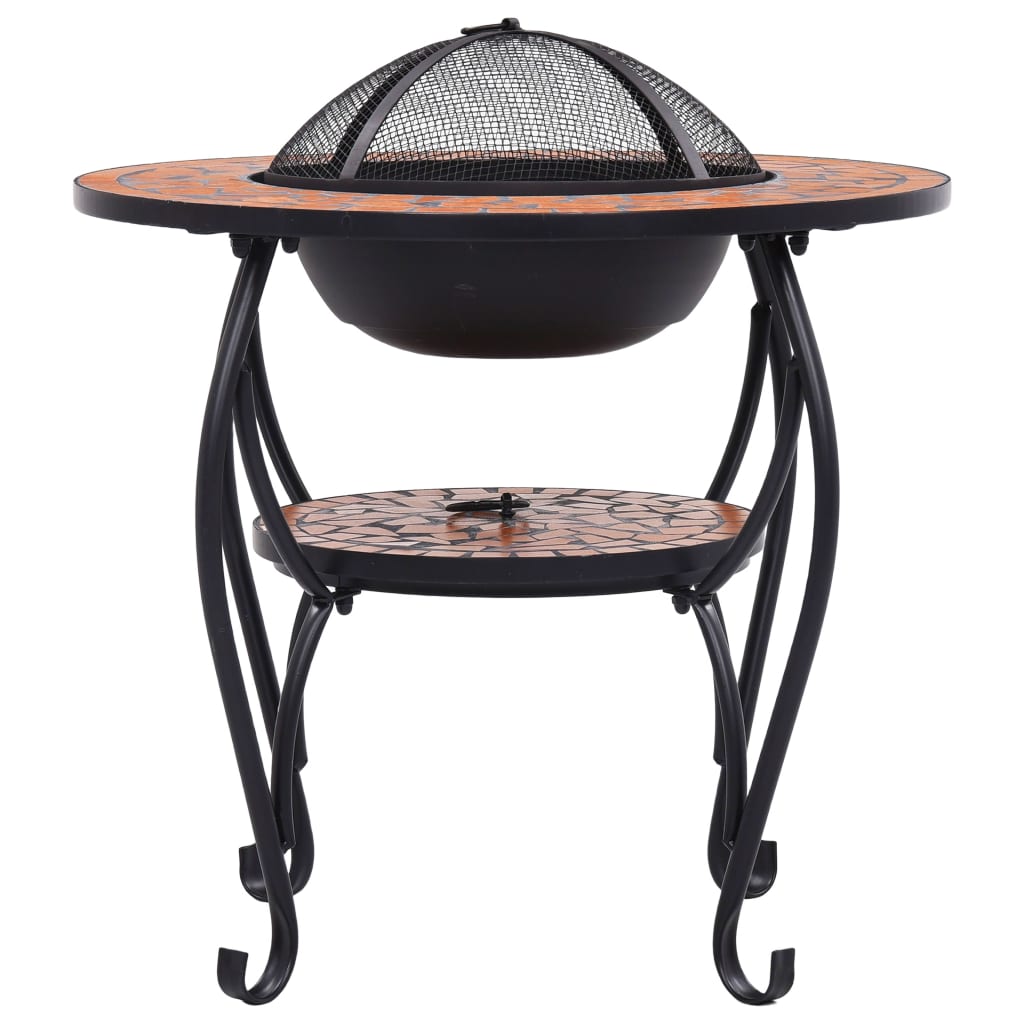 Brasero Barbecue extérieur en terre cuite decorative