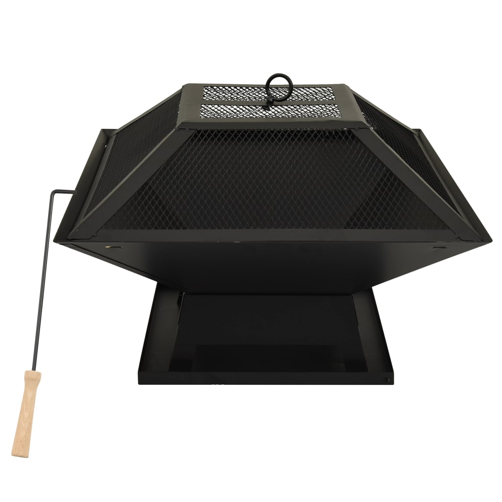 Brasero Barbecue extérieur acier noir