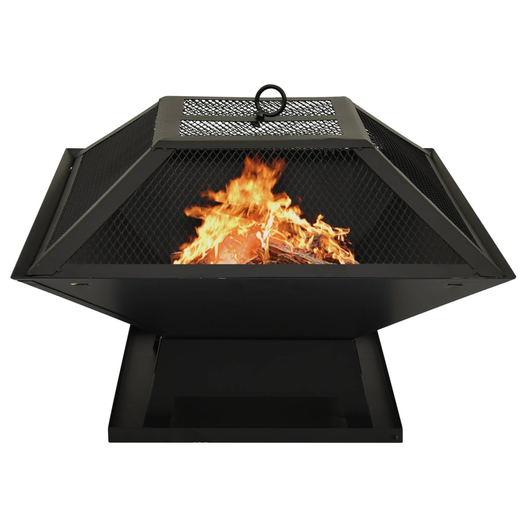 Brasero Barbecue extérieur acier noir