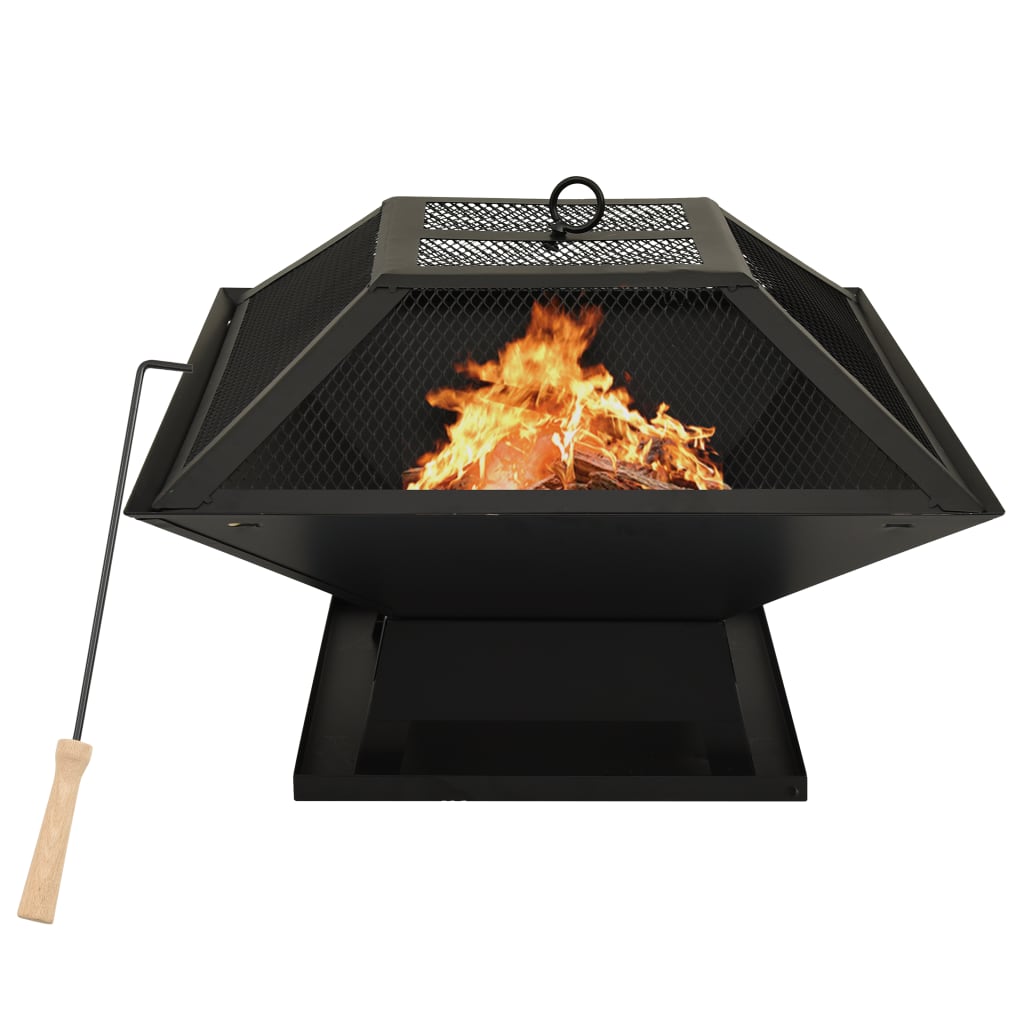 Brasero Barbecue extérieur acier noir